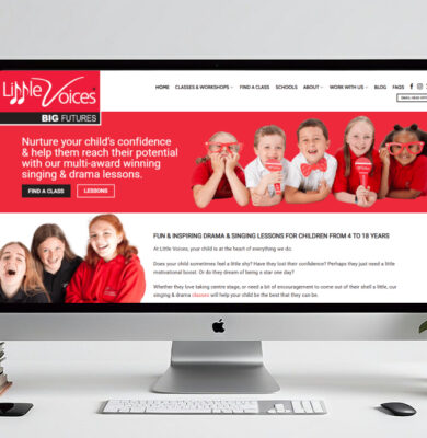 Little Voices – Children’s Performing Arts & Tutoring Website